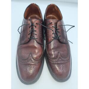 Freeman Free Flex Oxford Brown‎ Dress Shoes Men's Size 10